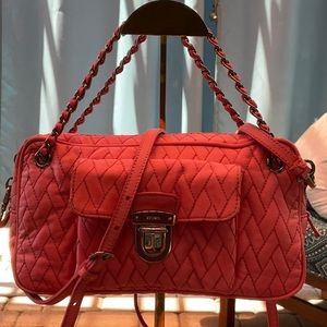 Authentic PRADA TESSUTO quilted mini satchel 2 way bag COA included preloved 💓